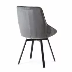 Beau Pyörivä Samettituoli, Harmaa -Keittiö myymälä 190821 1 e1579122044627 1