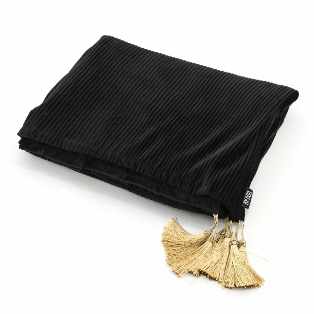 BY-BOO Royalty Musta Samettitorkkupeitto 1 BY-BOO Royalty Musta Samettitorkkupeitto