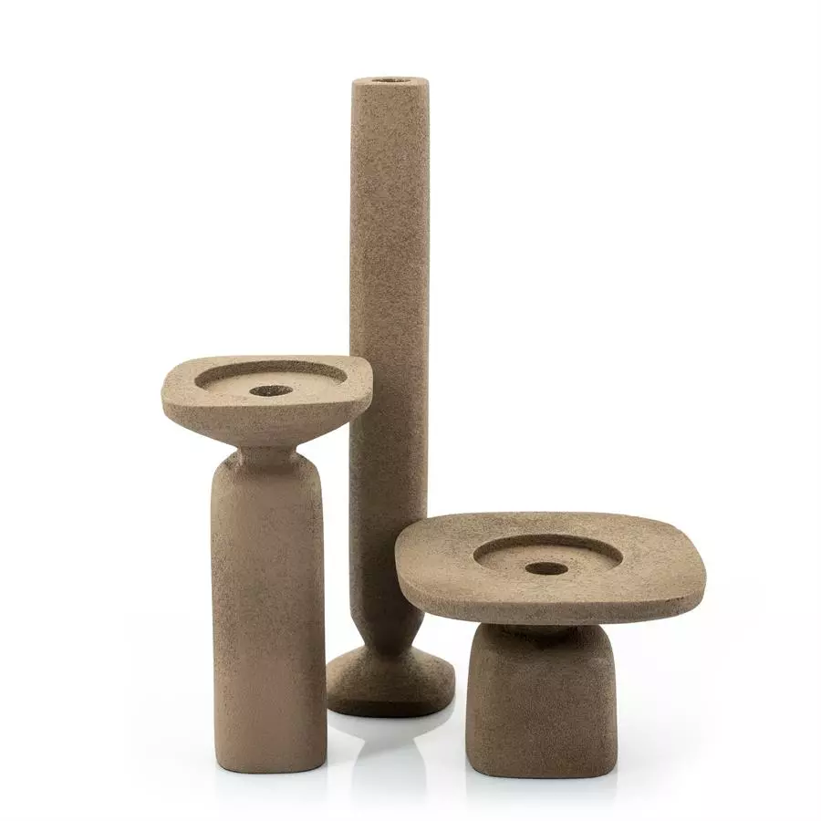 Squand Ruskea Kynttilänjalka, Small 2 Squand Ruskea Kynttilänjalka, Small - Image 2