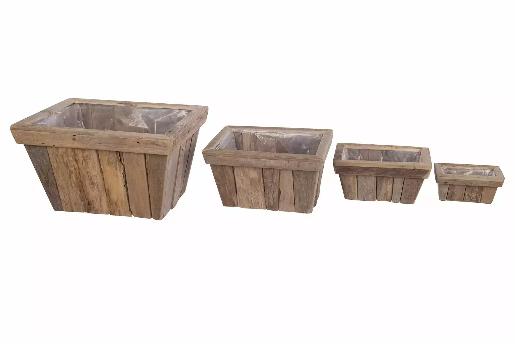 Suuret Puiset Suojaruukut /4kpl Setti 1 Suuret Puiset Suojaruukut /4kpl Setti