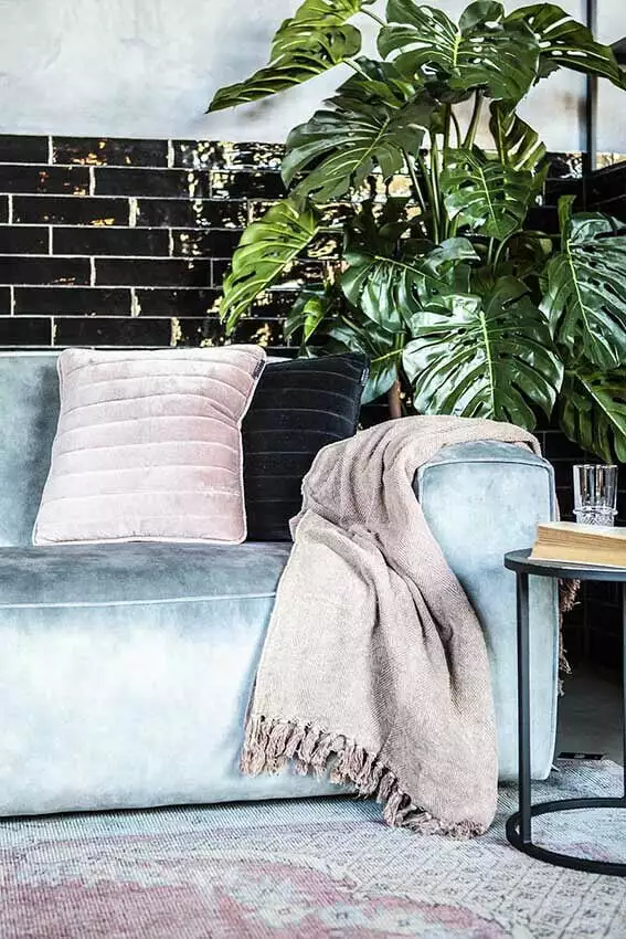 Lucy Samettityyny, Tumma Harmaa 45×45 2 Lucy Samettityyny, Tumma Harmaa 45×45 - Image 2