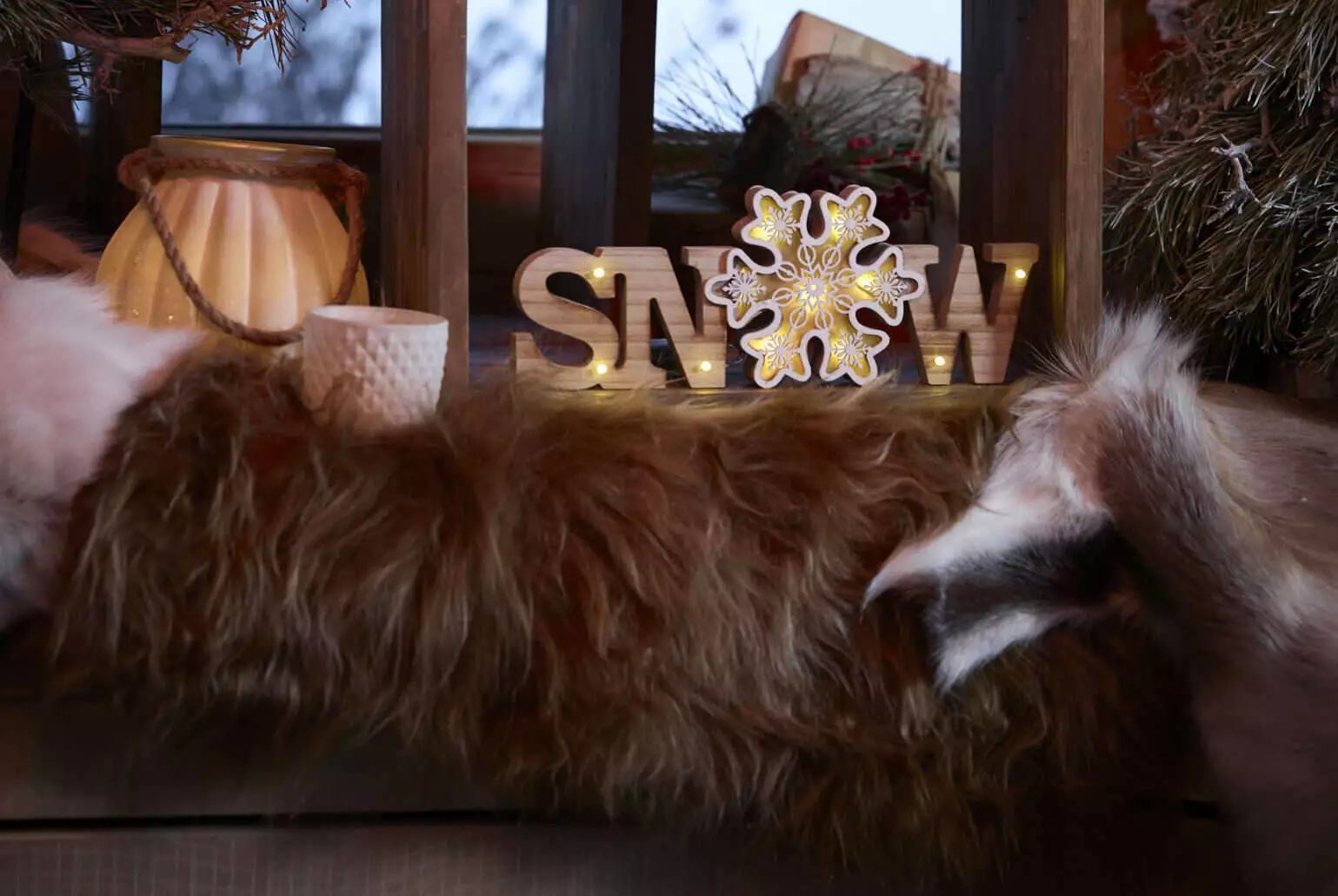 Natural Collections Ruskea Keinotalja, Lammas 2 Natural Collections Ruskea Keinotalja, Lammas - Image 2