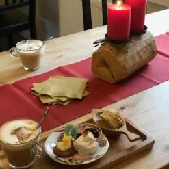 Rustiikki Kynttilänjalka Kahdelle Pöytäkynttilälle -Keittiö myymälä IMG 3391 1