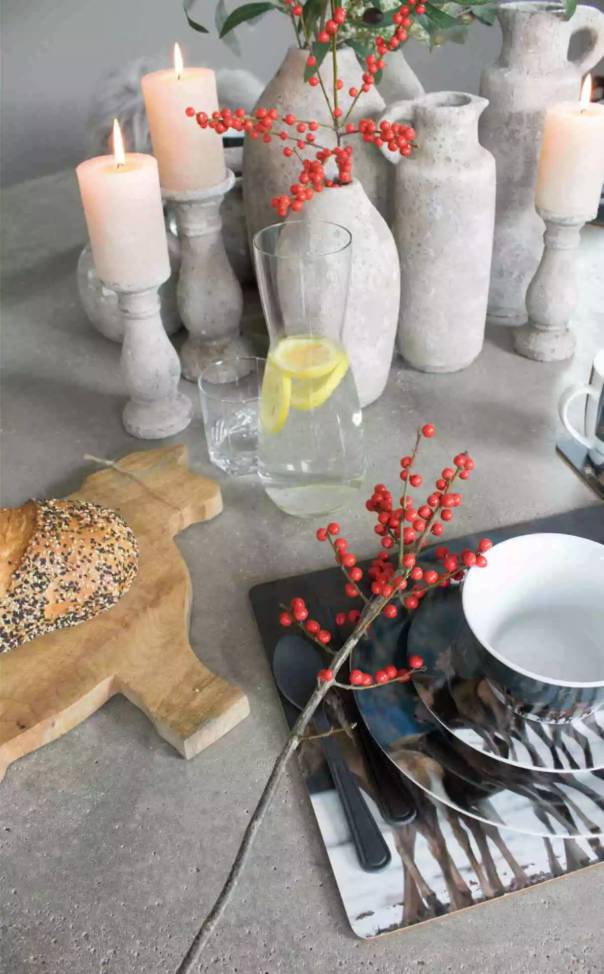 RUSTIK LYS Pöytäkynttilä Rosa L 4 RUSTIK LYS Pöytäkynttilä Rosa L - Image 4