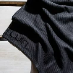 Sauna Bench & Seat Towel 150×60 Black