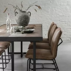 Criss Cross Puinen Ruokapöytä 160 -Keittiö myymälä SC CC 206816 Criss Cross dining table RI 200014 Delaware sf2 DTP