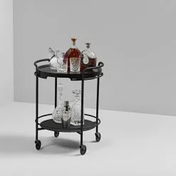 TRAYit Puutarjotin Musta, SACKit -Keittiö myymälä SERVEitBlackTrayStyled 1