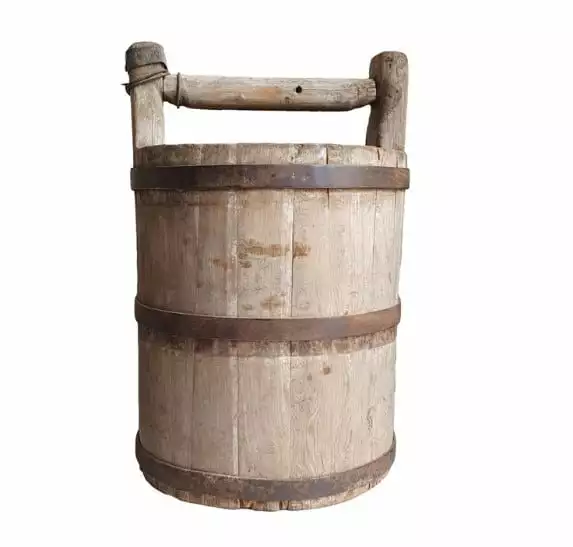 SNUGG Kahvallinen Rustiikki ämpäri 1 SNUGG Kahvallinen Rustiikki ämpäri