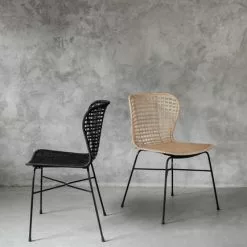 MUST LIVING Bahamas Punostuoli Musta 8 MUST LIVING Bahamas Punostuoli Musta -Keittiö myymälä Snugg Must Living bahamas tuolit 1 1