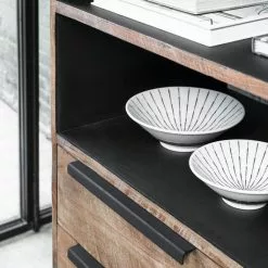 Odeon Tiikkipuinen Kaappi 8 Odeon Tiikkipuinen Kaappi -Keittiö myymälä Snugg Odeon dresser no3 yksityiskohta 1