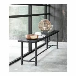 Timeless Black Bench Puupenkki 165