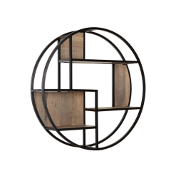 Spectaculo Pyöreä Seinähylly Rautakehyksellä