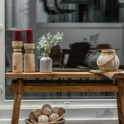 RUSTIK LYS Pöytäkynttilä Viininpunainen L 5 RUSTIK LYS Pöytäkynttilä Viininpunainen L -Keittiö myymälä Tinanpellonkuja 32 1