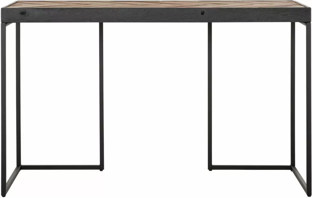 CRISS CROSS Tiikkipuinen Työpöytä 3 CRISS CROSS Tiikkipuinen Työpöytä - Image 3