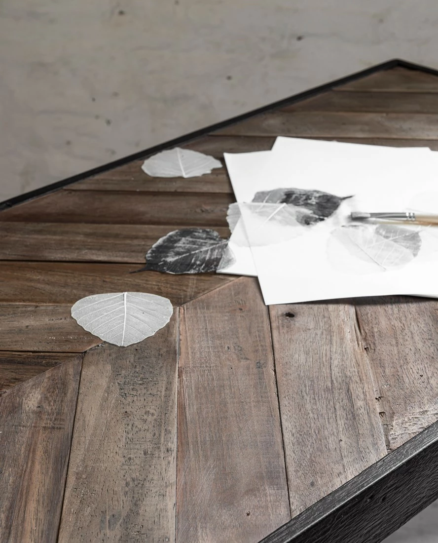 CRISS CROSS Tiikkipuinen Työpöytä 6 CRISS CROSS Tiikkipuinen Työpöytä - Image 6