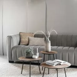 Jupiter Tiikkipuinen Sohvapöytä, Large -Keittiö myymälä coffee tables jupiter natural plus sofa elegant sfeer 3