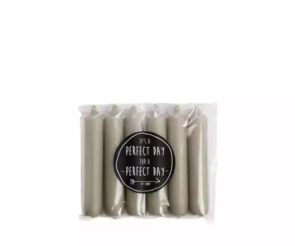 Pienet Kruunukynttilät, Lämmin Harmaa 1 Pienet Kruunukynttilät, Lämmin Harmaa