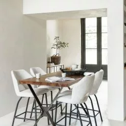 Bloom Baarituoli, Valkoinen -Keittiö myymälä fl 465746 counter table flare plus ml 749625 counter chair bloom sfeer