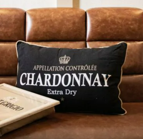 Wine Chardonnay Musta Sisustustyyny 3 Wine Chardonnay Musta Sisustustyyny - Image 3