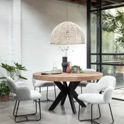 Vista Ruokapöydän Tuoli, Harmaa Boucle -Keittiö myymälä ma 941614 dining table einstein round plus ml 749414 arm chair vista plus ml 890815 pendant