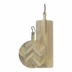 Puinen Leikkuulauta 60cm 7 Puinen Leikkuulauta 60cm -Keittiö myymälä mars more snijplank rond mango hout 51cm 3 1