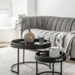 Fiber Pyöreä Sarjapöytä 9 Fiber Pyöreä Sarjapöytä -Keittiö myymälä ml 429438 table set golden fiber sfeer