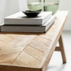 Herringbone Puupenkki 120 -Keittiö myymälä ml 460785 bench herringbone medium detail