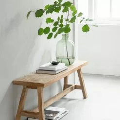 Herringbone Puupenkki 120 -Keittiö myymälä ml 460785 bench herringbone medium sfeer