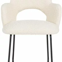 Vista Ruokapöydän Tuoli, Valkoinen Boucle 9 Vista Ruokapöydän Tuoli, Valkoinen Boucle -Keittiö myymälä ml 749413 vista arm chair boucle natural