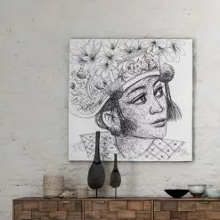 MUST LIVING Kadek Taulu 100×100 -Keittiö myymälä ml 904002 balinese girl kadek ml 310142 sideboard blockx e1620730402882 1