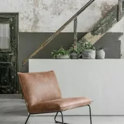 Delaware Konjakinvärinen Nojatuoli -Keittiö myymälä ri 201014 delaware fauteuil carlitto cognac 2 1