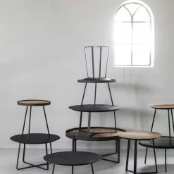 Jupiter Tiikkipuinen Sohvapöytä, Large -Keittiö myymälä sfeer coffee tables 5