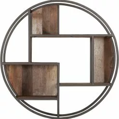 Spectaculo Pyöreä Seinähylly Rautakehyksellä 5 Spectaculo Pyöreä Seinähylly Rautakehyksellä -Keittiö myymälä tu 690012 tuareg round wall rack small